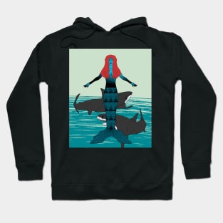 Red Hair Mermaid Hoodie